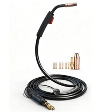 10ft 180A MIG Welding Gun Replacement Torch Compatible mig gun 6 tips