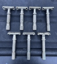 Lot of 7 Vintage GILLETTE Adjustable Safety R...