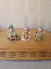 Lot Of 3 My Blushing Bunnies Figurines By Pri...