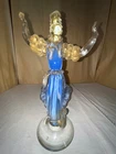 Italian Murano Venetian Female Figure Dancer-Mid Century Modern