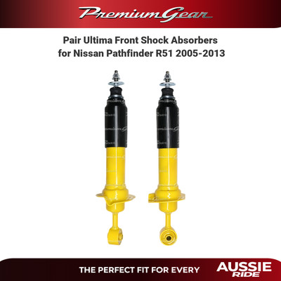 Pair Ultima Front Shock Absorbers For Nissan Pathfinder R51 2005-2013