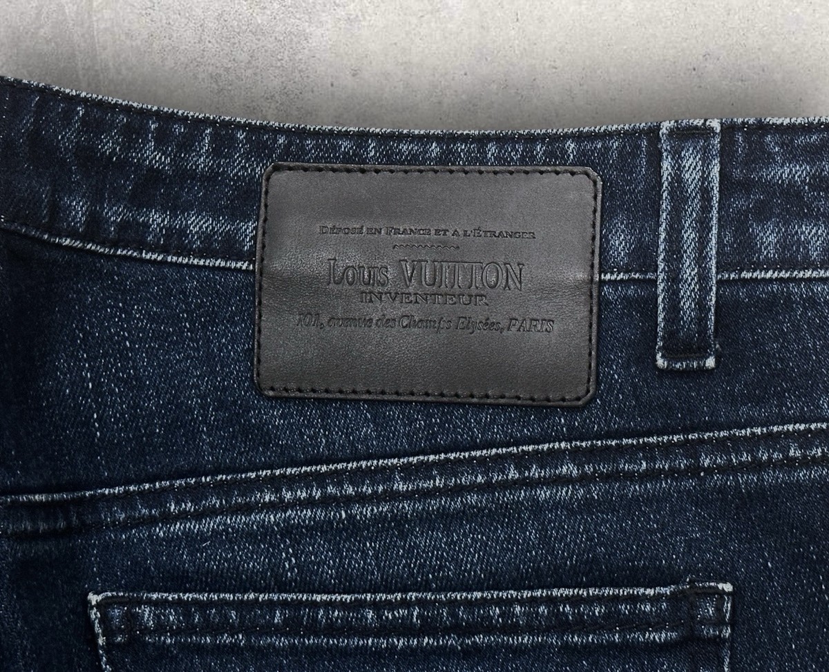 Louis Vuitton Dark Denim 5 Pocket Jeans, US Womens 10/FR 42