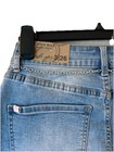 Elite Jeans High Rise Baggy Western Denim Shorts Blue 3/26 26in Waist Chain — photo 7