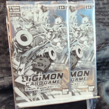 2X Digimon Card Game: Dash Pack Ver 1.0 - 1 Card Per Pack (Factory Sealed)