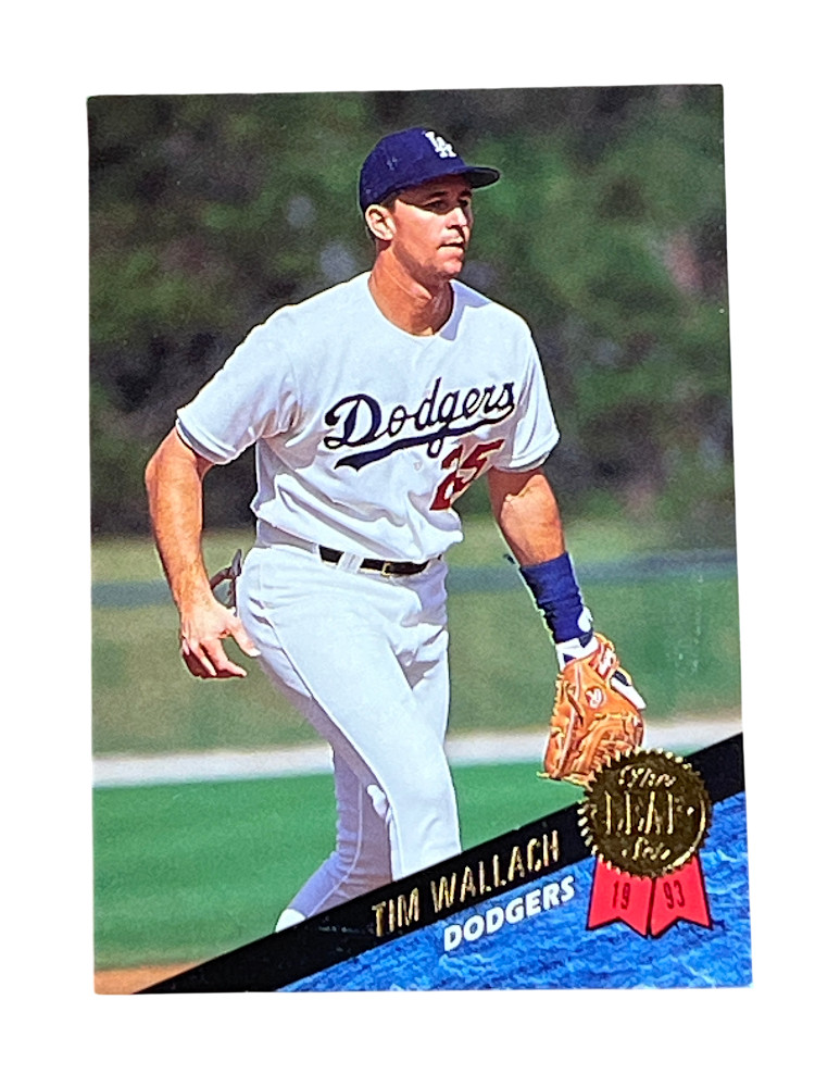1993 Leaf Tim Wallach #363 Los Angeles Dodgers Baseball Card Series 2
