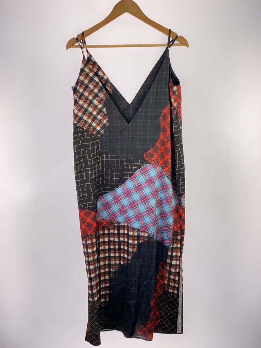 Ameri Camisole Dress S Polyester Multi color Check - image 2