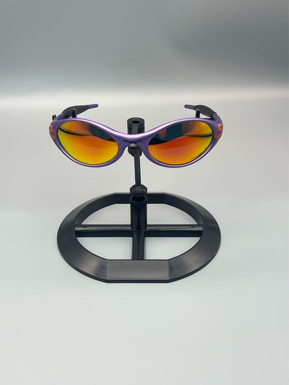 Oakley Eye Jacket Polarized Sunglasses &ndash; Purple Frame, Rub