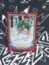 2024 bowman Cole Young auto /5