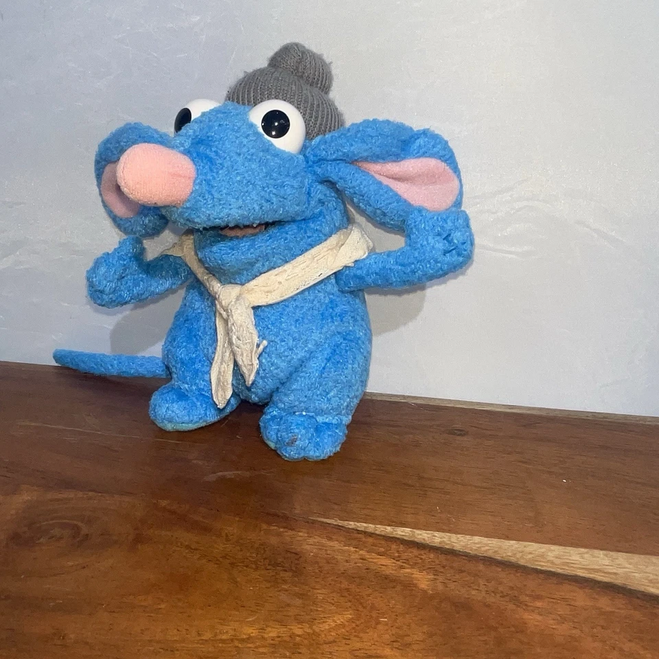 复古 90 年代 Y2K Fisher Price 奶奶 Flutter Bear In the Big Blue House 填充 — 第 2/4 张图片