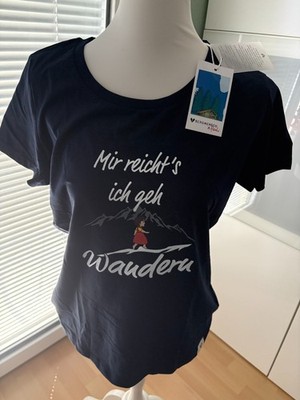 Bergmensch: T-Shirt blau, Heidi-Edition, NEU, Gr. XL