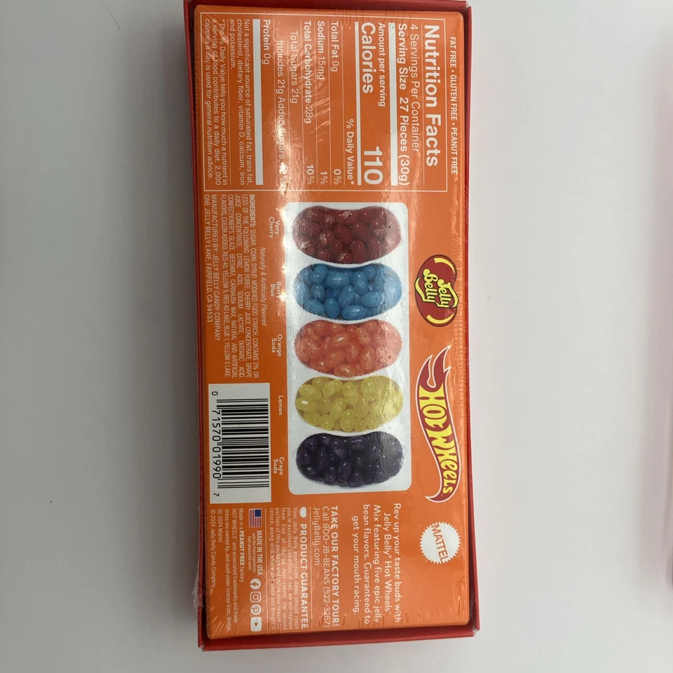 Подарочные коробки Two Jelly Belly Hot Wheels Jelly Bean 5 вкусов - Изображение 3 из 3