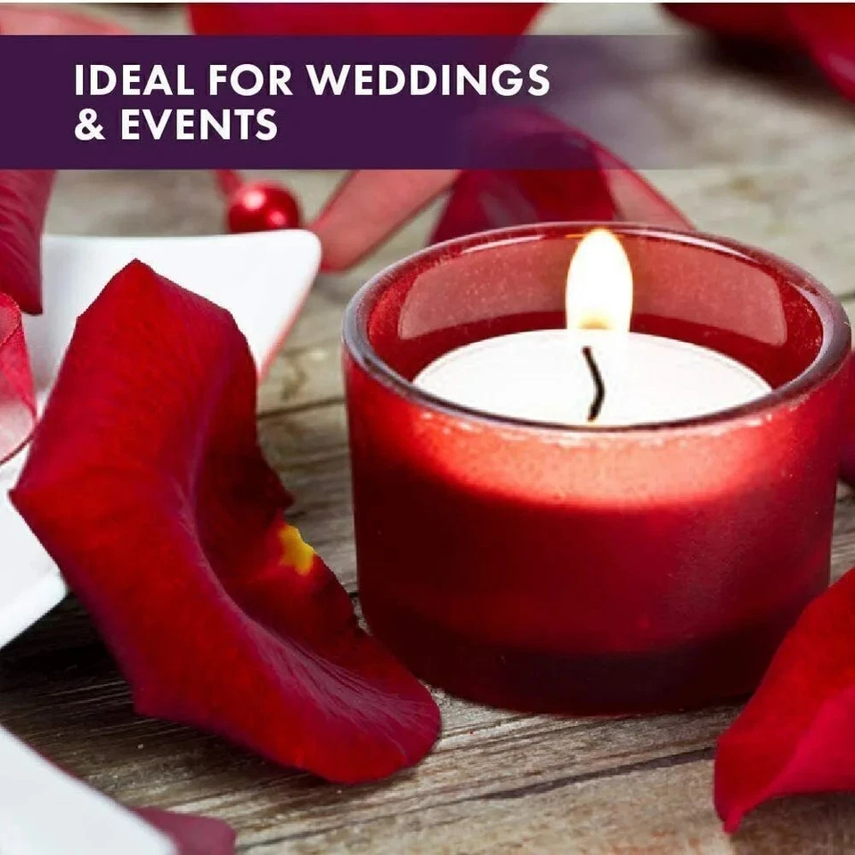 200 PIEZAS velas de luces de té sin perfume de 6,5 horas de larga duración, cera de palma blanca Foto 4 de 4