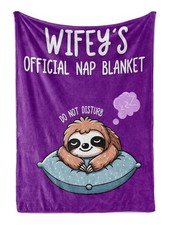 Wife Gifts Valentines Day Christmas Birthday Flannel Throw Blanket 60x80 Inch