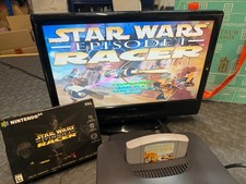 N64 GAME - STAR WARS EPISODE 1 RACER - COMPLETE WITH MANUAL - TESTED WORKING