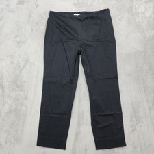 Charter Club Pants Womens 14 Black Classic Fit High Rise Ankle Tapered Preppy
