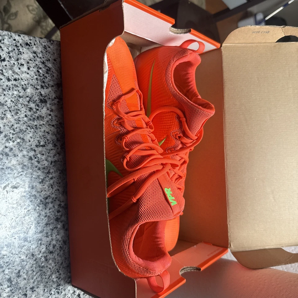 Nike Vapor Untouchable Pro Mens Football Cleats Size 15 Orange-green 833385-838 - Image 2 of 4