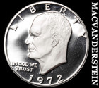 1972-S Silver Eisenhower Dollar - Choice Gem Proof  Lustrous  #G1719