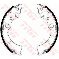 ORIGINAL® Trw Bremsbackensatz Hinten für Honda CIVIC VI Hatchback CRX III