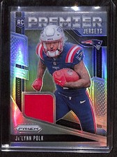 2024 Panini Prizm Football Premier Jerseys Silver Prizm Rookie Ja'Lynn Polk