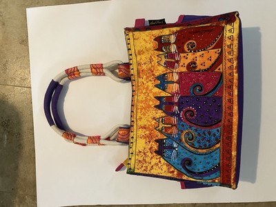 Laurel Burch Large Feline Tribe Tote Bag