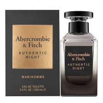 Abercrombie & Fitch Authentic Night Eau de Toilette 3.4 oz Men | Fougere Amber