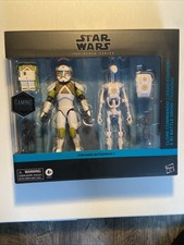 Star Wars  Battlefront II Black Series Clone Commando & B1 Battle Droid NEW