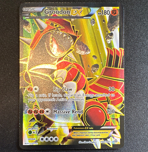 Pokemon Groudon EX 150/160 XY Primal Clash 2015