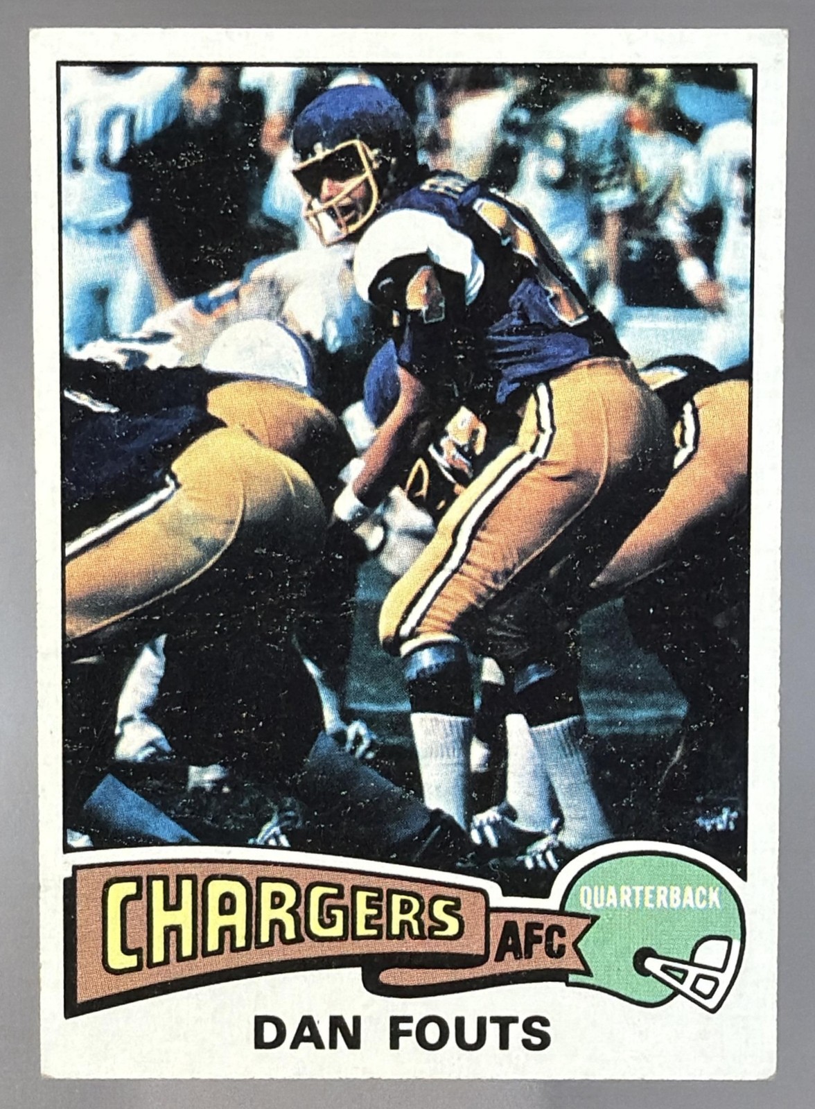 1975 Topps Dan Fouts RC Chargers #367 Mid Grade EX+