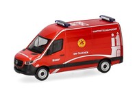 "Herpa 098519 - Mercedes-Benz Sprinter '18 Halbbus Hochdach \"Feuerwehr Hamburg/Ta"