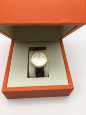 LОUІЅ VUІТТОN Quartz watch Stainless Steel Dial brown leather band Jacob&Co