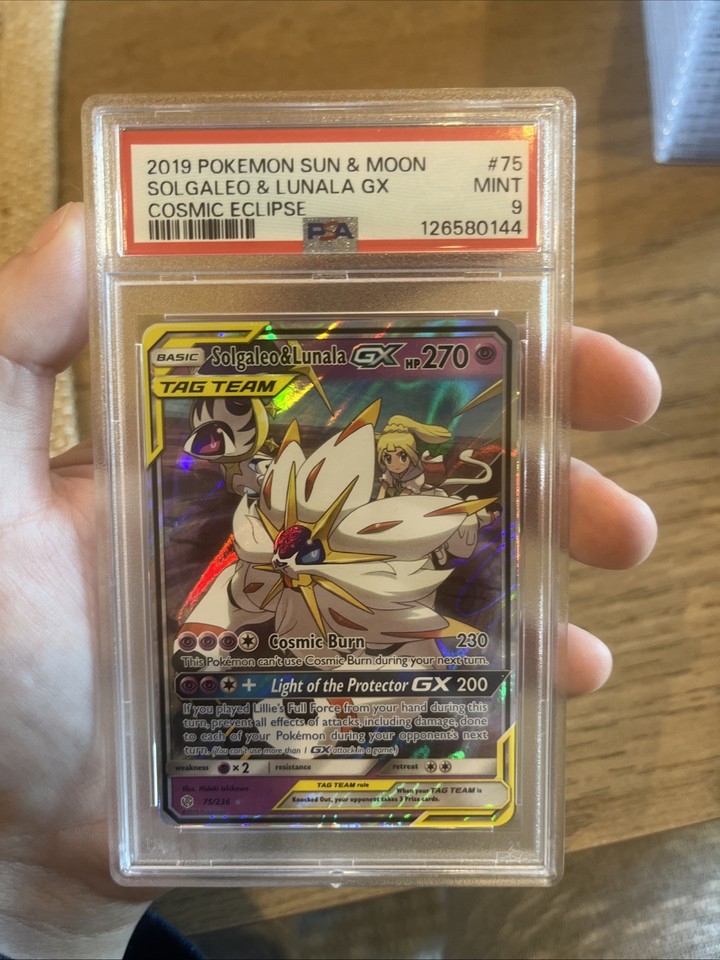 Pokemon Solgaleo & Lunala GX 75/236 - Eclissi Cosmica - Carta Ultra Rara Gioco Collezionabile - 3