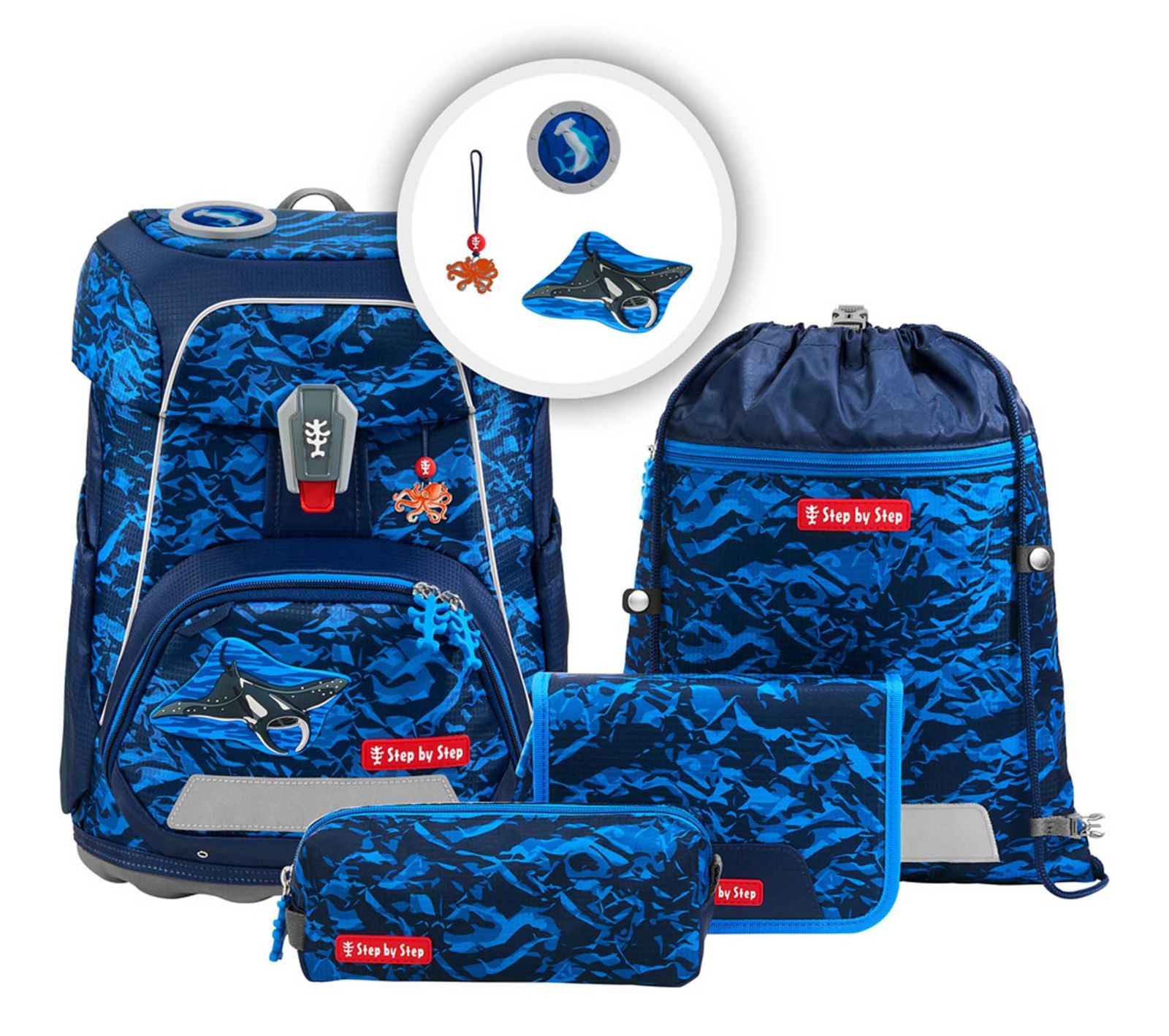 Step by Step FIT Schulranzen-Set 5-teilig Manta Rio