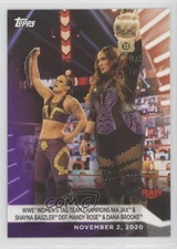 2021 Topps WWE Women's Division Purple 74/99 Nia Jax Shayna Baszler #89 2o7