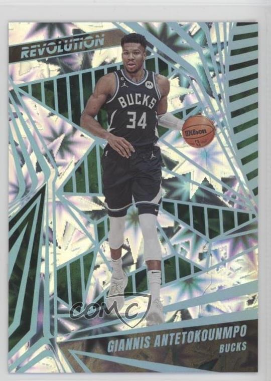2023-24 Panini Revolution Impact 62/149 Giannis Antetokounmpo #22 1e6a