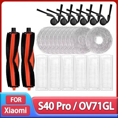 Accessories Kit For Xiaomi MiJia S40 Pro (OV71GL) Robot Vacuum Replacement Parts