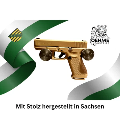 OEHME INDUSTRIES starker magnetischer Kurzwaffenhalter "Basic" für den Waffenschrank