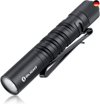 I3T EOS 180 Lumen Mini Taschenlampe mit 2 Helligkeitsstufen, batteriebetrieben,