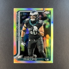 Jaelan Phillips 2025 Topps Chrome Refractor #192 Philadelphia Eagles