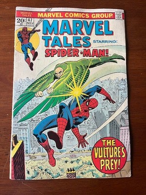 MARVEL TALES # 57 VG MARVEL COMICS 1973 SPIDER-MAN VULTURE JOHN ROMITA