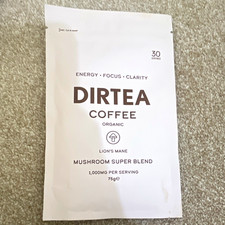 DIRTEA Organic Coffee Lion&rsquo;s Mane Mushroom Super Blend 75g EU Organic