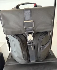 NEW Tumi ALPHA BRAVO Logistics Flap Lid 16.5” Backpack - SOLID BLACK