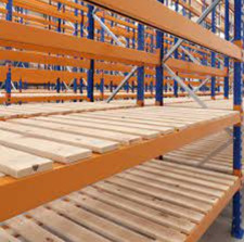 New Pallet Racking Slat Board Timber Decking Open Boarded 1100 D x 1100 L