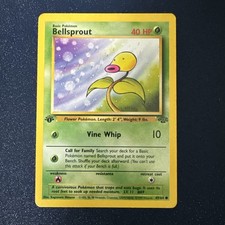 1999 bellsprout pokemon card value Pokmon #69 TV Animation Blue Logo 1st Print ENG L0152 AGS Collectibles Bellsprout #49 Prices | Pokemon