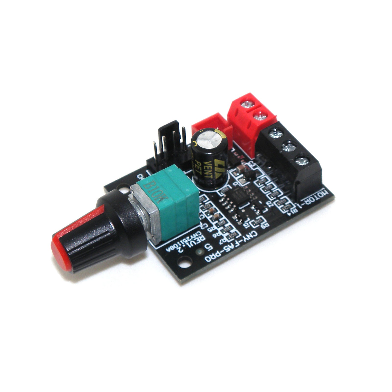 DC 8-24V 5A 4-Wire Fan Speed Regulator DC Brushless Motor PWM Controller