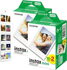 Image of Instax Mini Film Bundle Pack (40 Shots) + Free Wall Album