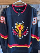 Calgary Flames Jersey | Kadri 91 | Adidas Size 52 | Autographed | Brand-New