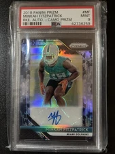 2018 Minkah Fitzpatrick Prizm Camo Auto RC 1/25🔥 Pop 3 Only 1 Higher