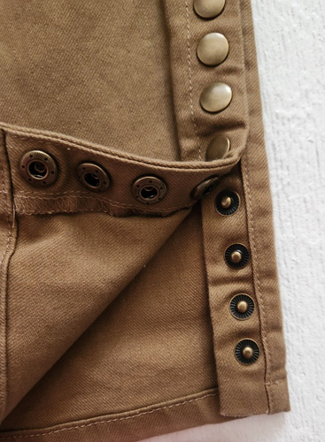 Pantalones Soft Surroundings para mujer grandes cintura elástica marrón pierna ajustada - Imagen 4 de 13