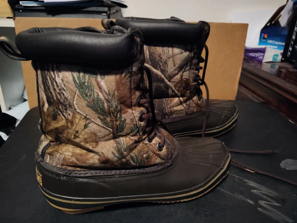 RED HEAD MEN'S CAMO TUNDRA PAC BOOT 9 Thermolite 100% Waterproof  - Image 2 of 4