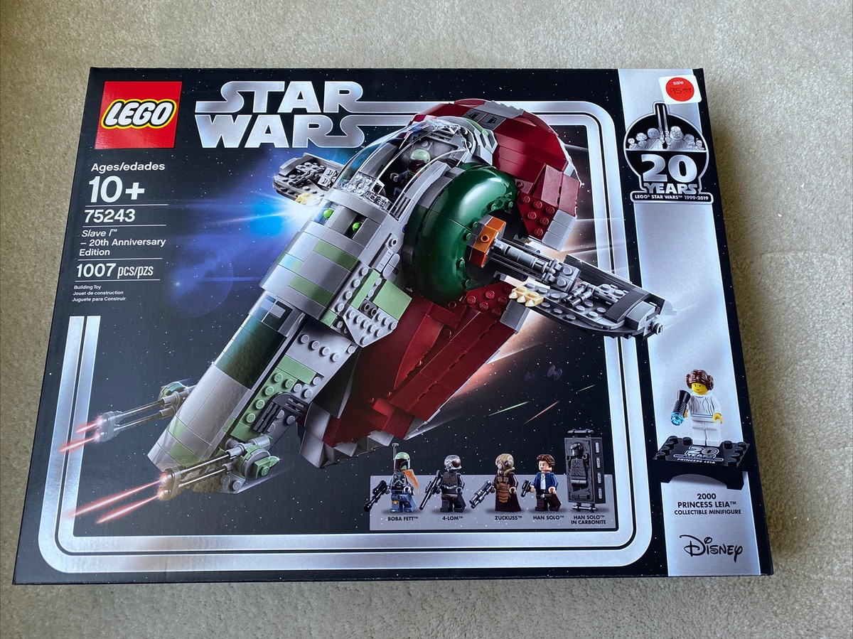 Lego Star Wars Slave 20th Anniversary 75243 Brand New in Sealed Box